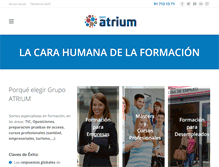 Tablet Screenshot of grupoatrium.com